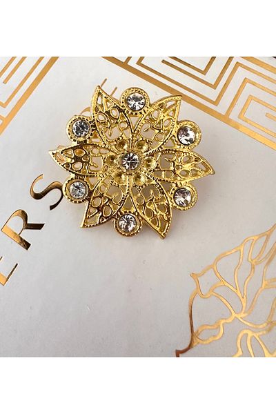 ODDA TASARIM ATÖLYESİ Full Yellow Design Motif Special Purpose Use Convenient Button - 5.5 cm