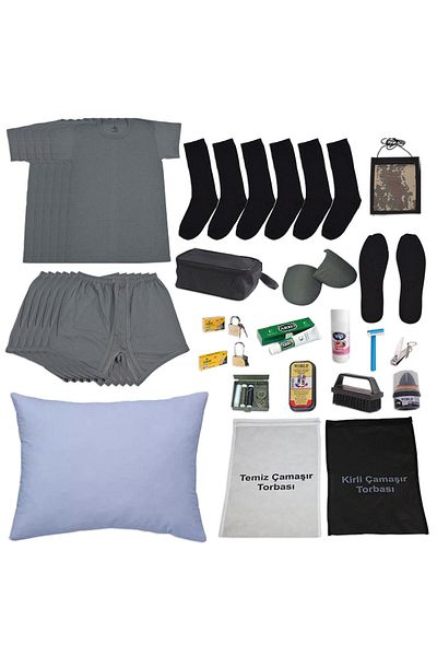Ö ÖZMERT ASKERİ MALZEME 6-Piece Novice Soldier Set - Summer Airman