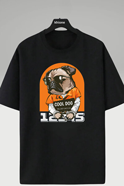 Massgai Unisex cool pas Štampano 100% pamuk T-shirt