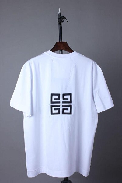 Massgai Tricou cu mânecă scurtă supradimensionată cu imprimeu în formă de spa...