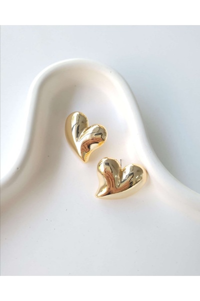 Doreaccsesory أقراط على شكل قلب