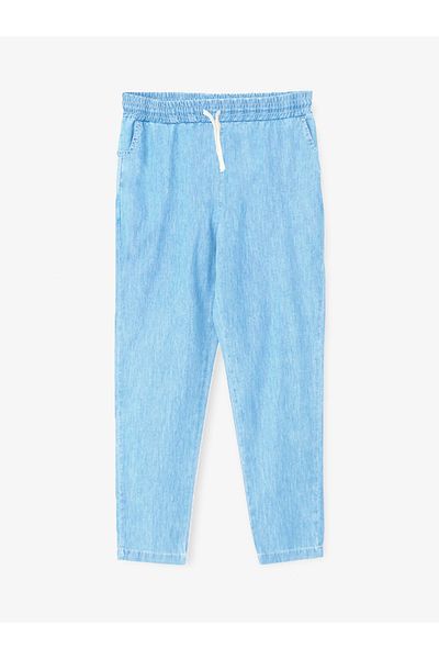 REFA COLLECTİON Plus Size Elastic Waist Jeans