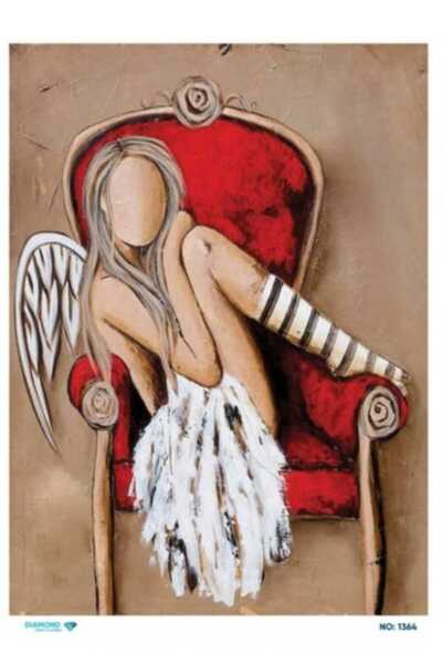 DERYA DESİNG ART ورق ديكوباج نحاسي مقاس 30 × 42 سم - DMND1364