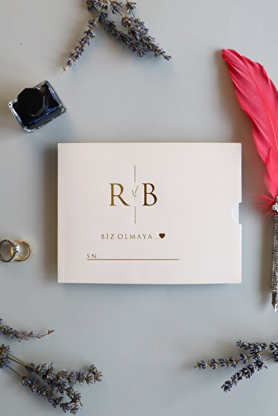 Pixel Davetiye Krem - 50 Adet - Yaldızlı Davetiye - Yeni - Düğün - Nişan - Kına - Sünnet - Nikah Davetiyesi - 8864