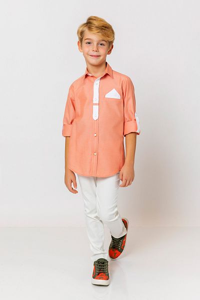 incity Boy's Long Sleeve Stylish Shirt