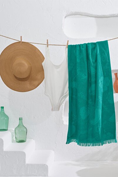 Homelover 100% βαμβακερό Peshtemal Tassel Detail Πετσέτα θαλάσσης Berry 70x150
