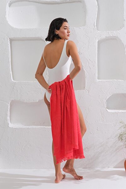 Homelover 100% Cotton Peshtemal Tassel Detail Beach Sea Towel Shell 70x150