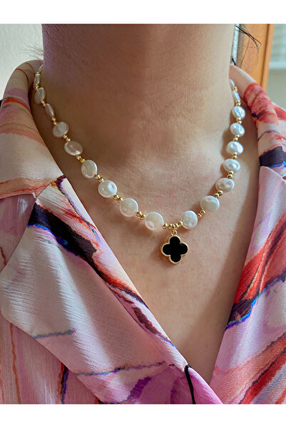 Jewerly Mineli İnci Kolye