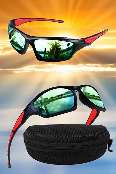 JUDAS G8 Polarized Driving Sports Activity Sunglasses - Mirrored Glass