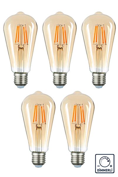 LAMBAM Led Armut Model Rustik Ampul 4w 2500k E27 (Dimmerli) ERD-31