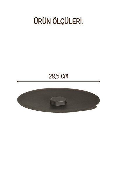 Vienev 3'lü Büyük Boy Silikon Tencere Tava Kapağı Isı Koruyucu