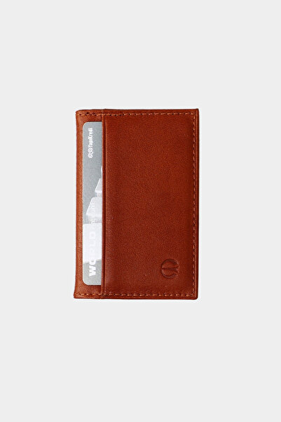 Grande Μοντέλο 0825 - Γνήσιο δέρμα, Unisex Super Slim Vertical Card Holder, Natural Tan