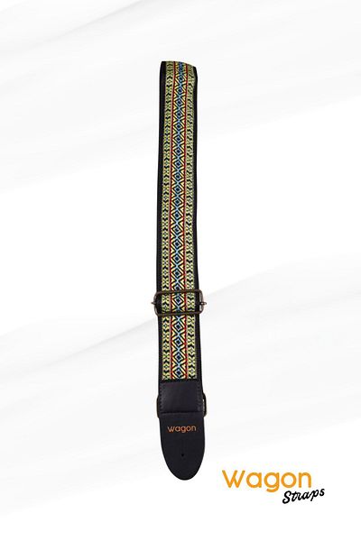 Wagon Straps Vintage Series Guitar Strap - Sunflower Trail