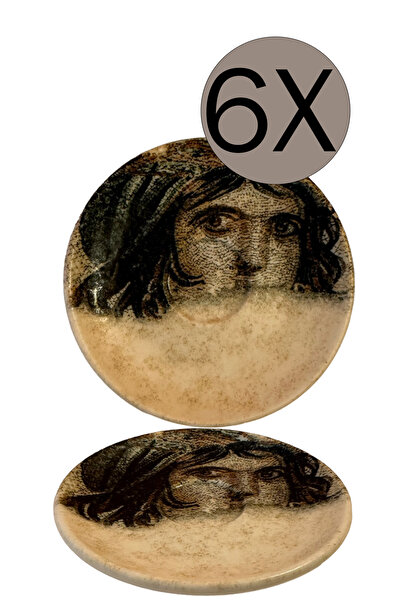 Bonna Porselen Zeugma Gourmet 12 Cm Kahve Fincan Tabağı 6'lı Takım S-mt-zeugr...