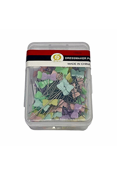 EleganTShoP Uzun Toplu Iğne Motif Başlı 100 Adet 1dksg04