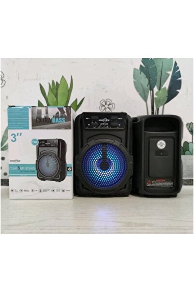Teknolojimburada Yüksek Bass Ses Sistemiyle Gts-1346 Plus Fm Radyolu Işıklı S...