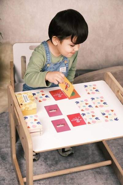 GameNine Preschool Memory Matching and Intelligence Cards Puzzle Toy Mixed 25 Pairs