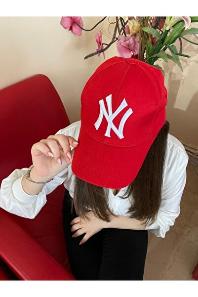 sema aksesuar Unisex Baseball Red Ny New York Hat