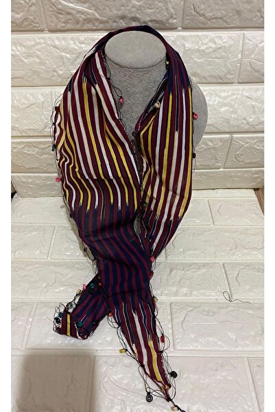 sema aksesuar Πολύχρωμο Μαντίλι Μπαντάνα Μαύρης Θάλασσας Πούσι με χάντρες - Τ...