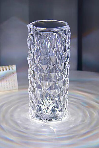 TechnoStation Diamond Table Lamp USB Charging Touch Lamp Kumandalı ve Dokunma...
