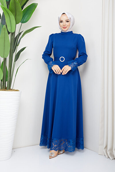 marwella Çitlembik Tesettür Abiye - Indigo