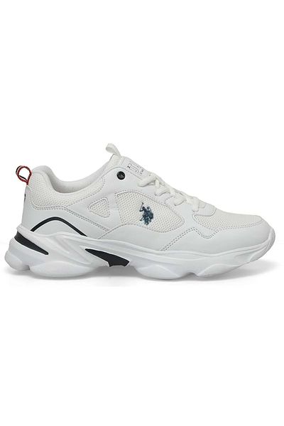 U.S. Polo Assn. US Polo AssnBob Sneaker Unisex Sports Shoes WHITE
