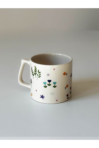Disante Flower Garden Mug Cup Ceramic Coffee Mug