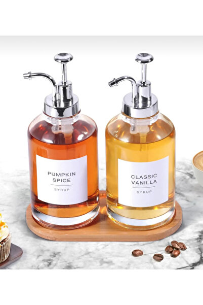 KÜÇÜK EW قطعتان من وعاء الزيت الزجاجي الكريستالي سعة 500 مل، وعاء زيت دائري ب...