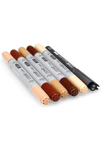 Copic Ciao Graphic Drawing Marker Set 5+1 N22075553 Portrait 2