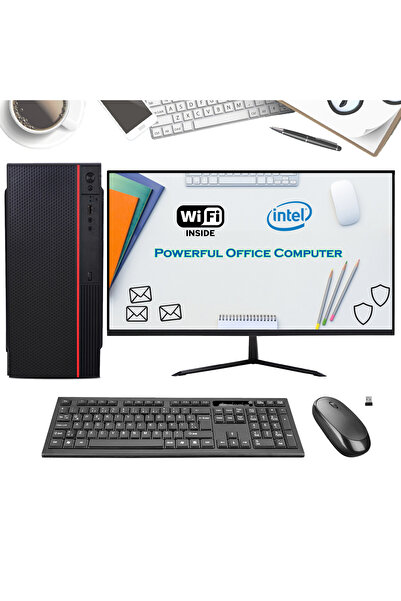 RAMTECH BİLGİSAYAR Workforce I5 4570 16gb Ram 256gb Ssd 1tb Hdd 23,6" Monitör...