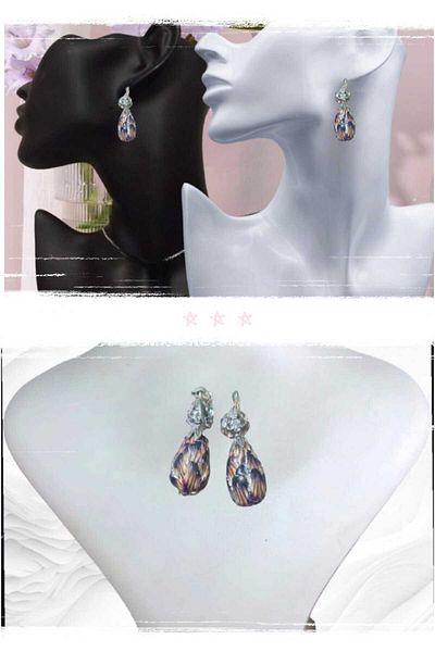 Dodemert Home Stainless Steel Polymer Clay Design Earrings