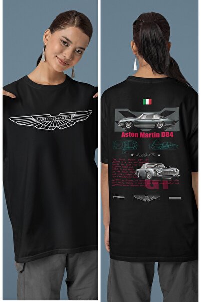Fuddy Moda Unisex crvena Aston Martin DB4 majica sa temom trkačkog automobila...