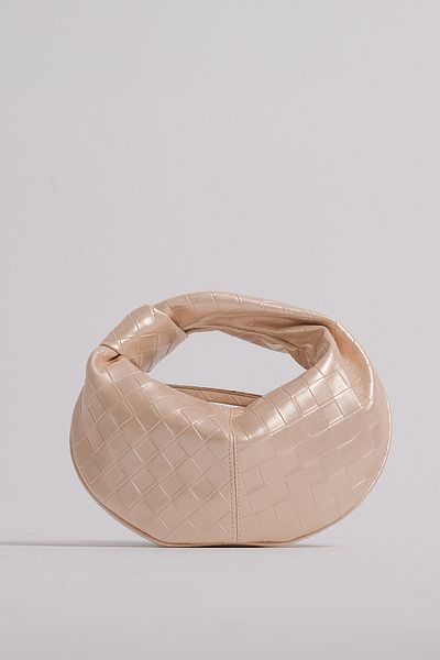 Çantacımstore Women's Mini Jordie Handbag Braided Gold Bttg