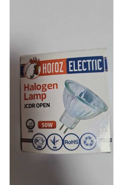 Horoz 50W HALOJEN LAMBA çanak gu5.3 220v
