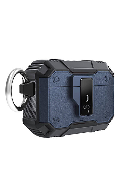 Nezih Case Pro 2.Nesil Uyumlu Darbelere Karşı Dayanıklı Düğmeli Kulaklık Kılıfı