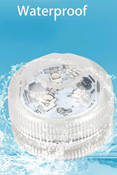 Hazar Led Su Geçirmez Rgb Led Işık Kapsül | Akvaryum Led | Nargile Led | Havuz Led Uzaktan Kumandalı Led Lamba