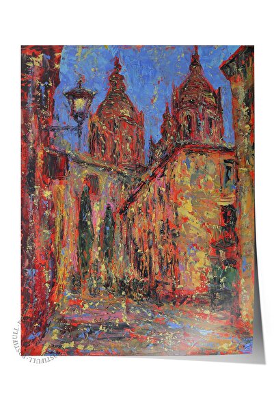 Postifull Çerçevesiz Poster Tablo, Duvar Posteri, Sanatsal Hd Baskı, Şehirde ...