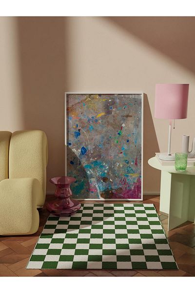 Postifull Pictură poster fără încadrare, poster de perete, imprimare artistică HD, flori abstracte, maximalist nr:230