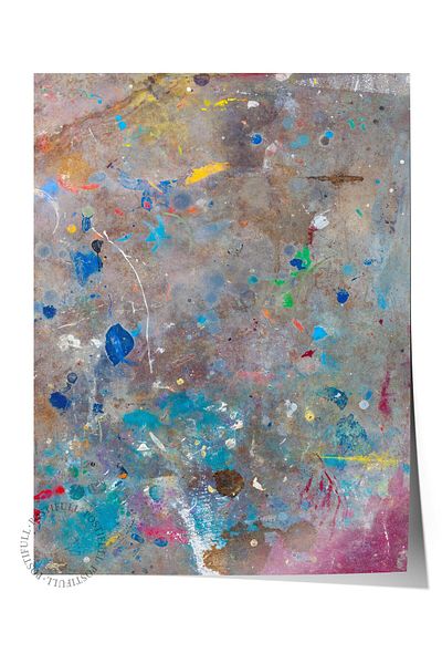 Postifull Pictură poster fără încadrare, poster de perete, imprimare artistică HD, flori abstracte, maximalist nr:230