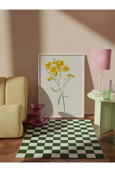 Postifull Frameless Poster Painting, Wall Poster, Artistic Hd Print, Yellow Vitality , Maximalist No:256