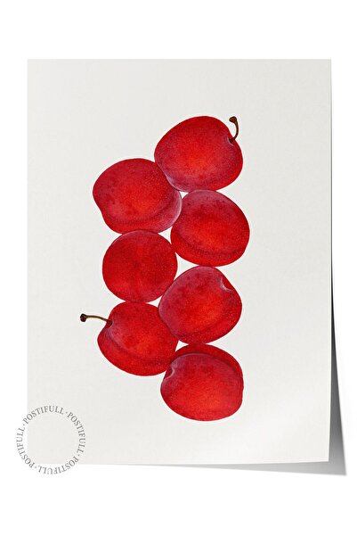 Postifull Çerçevesiz Poster Tablo, Duvar Posteri, Sanatsal Hd Baskı, Kırmızı ...