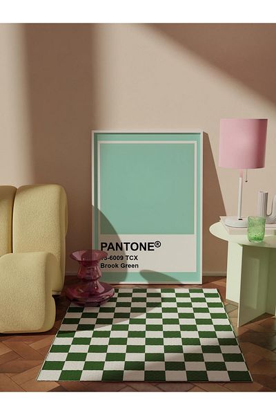 Postifull Frameless Poster Painting, Wall Poster, Artistic Hd Print, Water Green , Maximalist No:266