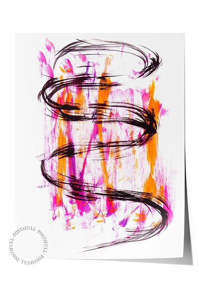 Postifull Frameless Poster Painting, Wall Poster, Artistic Hd Print, Artistic Wrap, Maximalist No:202