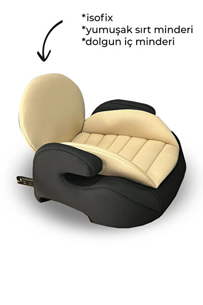Convers İsofix'li Oto Koltuk Yükseltici Bej