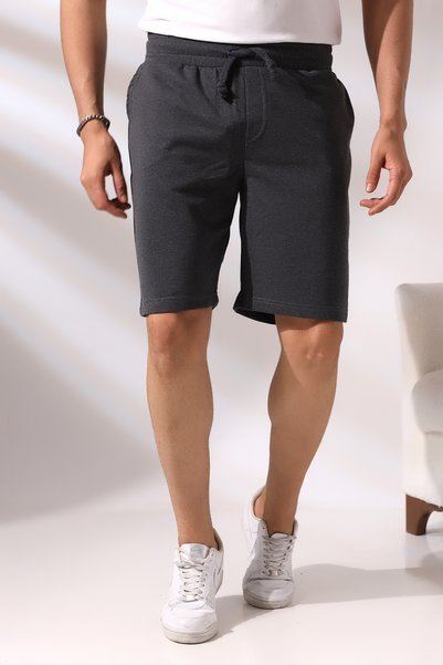 Endies Men's Wide Shorts 20576 DARK ANTHRACYTMELANJ