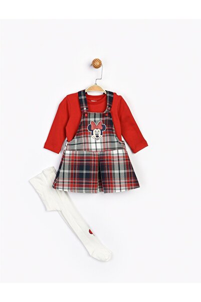 Minnie Mouse Minnie Etekli Salopet Takım 16094