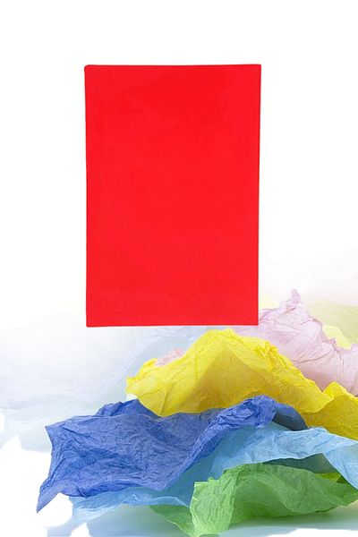 OLİ Art A4 Red Pelture Paper - 100 Colored Tissue Paper