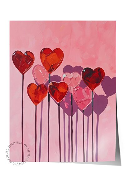 Postifull Çerçevesiz Poster Tablo, Duvar Posteri, Sanatsal Hd Baskı, Aşkın Uç...