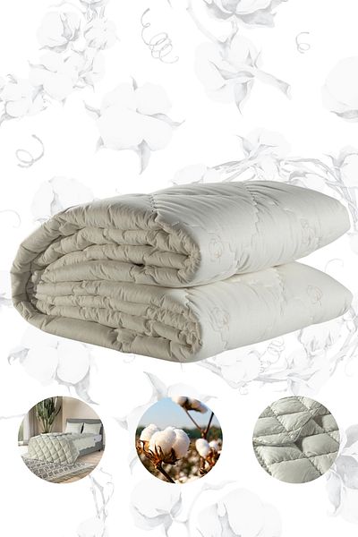 Dormeur Double Cotton Quilt - Bagged - Dowel