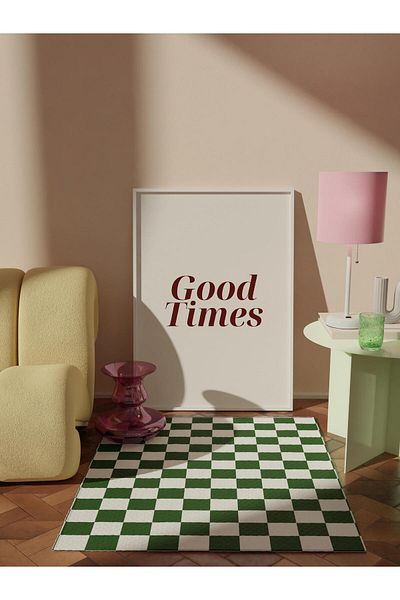 Postifull Frameless Poster Painting, Wall Poster, Artistic Hd Print, Good Times Lettering , Maximalist No:254